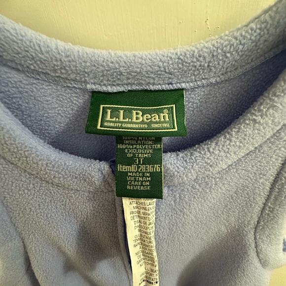 L.L. Bean soft blue snow suit with puffer jacket - Picture 6 of 6